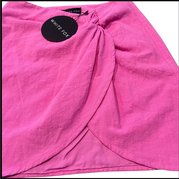 White Fox Sunset Views hot pink mini skirt XS - Picture 4 of 14